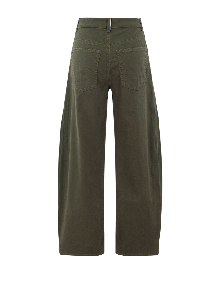 twisted barrel in safari green