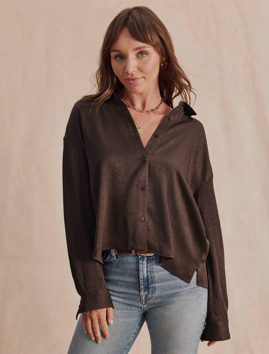 clara button down in java