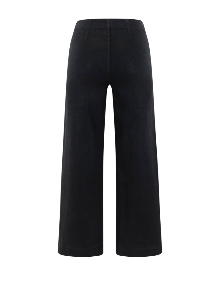 westport illusion jean in black wax