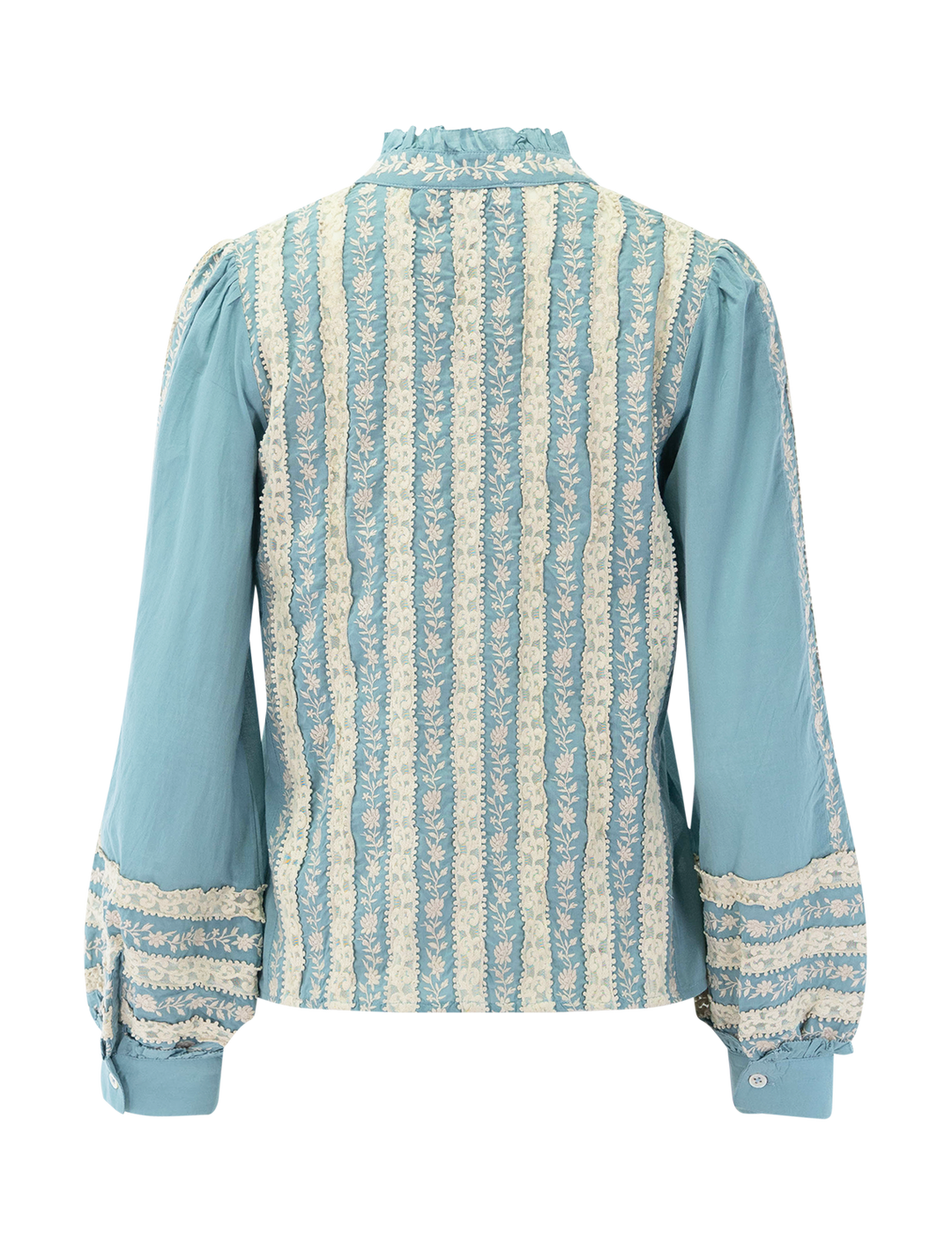 kirsten print longsleeve top in sky