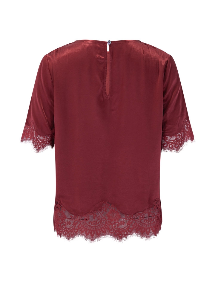 sonora top in crimson