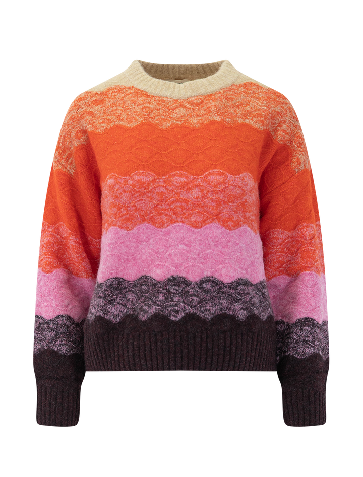 panayo sweater in orange