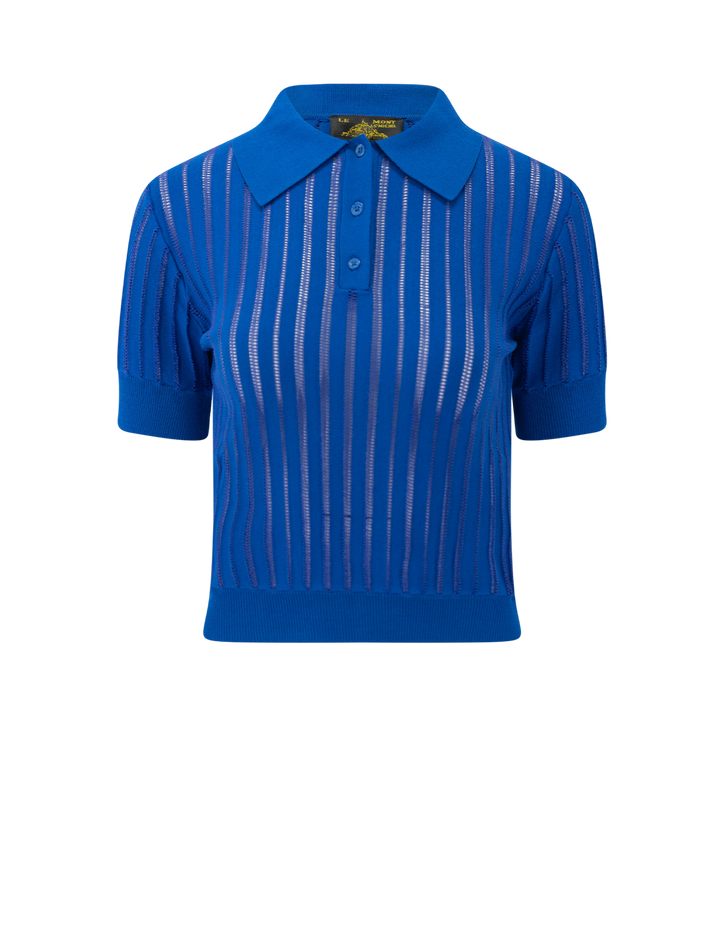 sally sweater in vivid blue