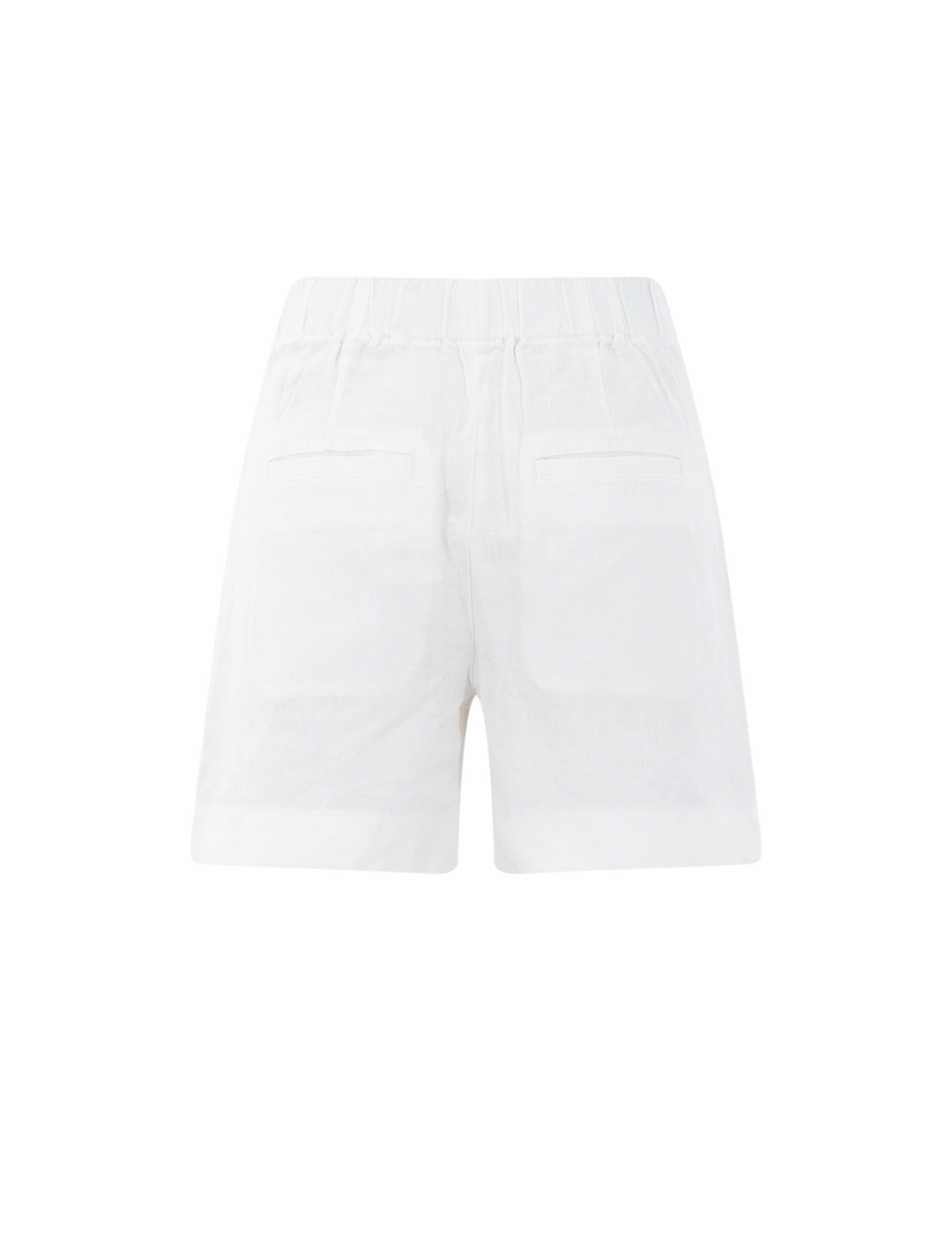 mid rise hemp short in offwhite
