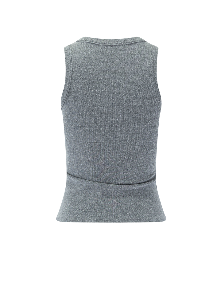 daphne tank in dark heather grey