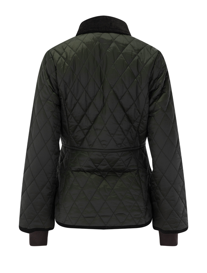 beadnell quilted jacket in sage