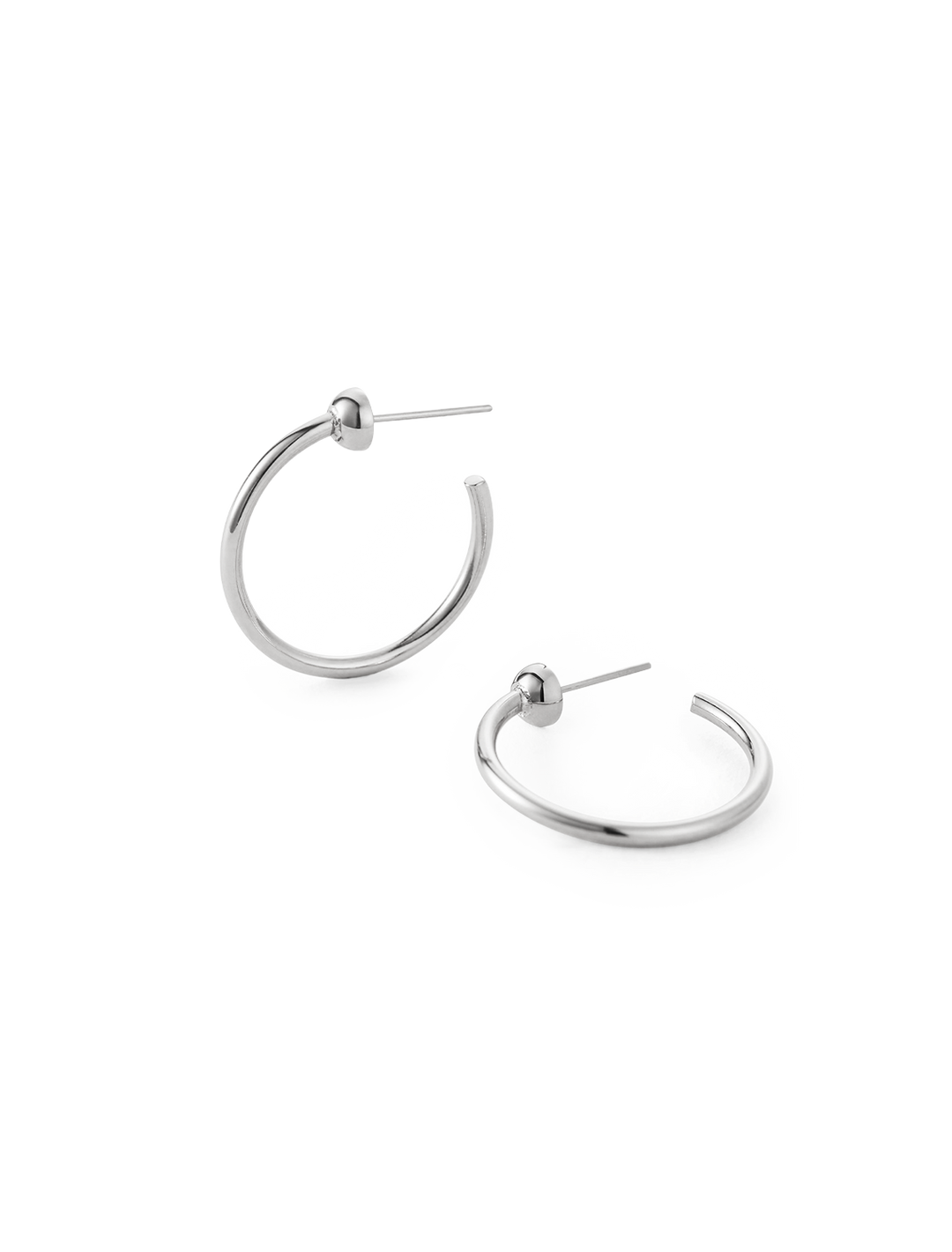 mini icon hoops in platinum