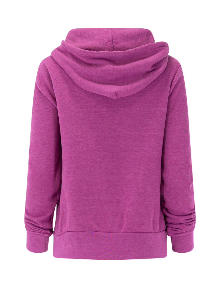 magenta yellow blue hoodie