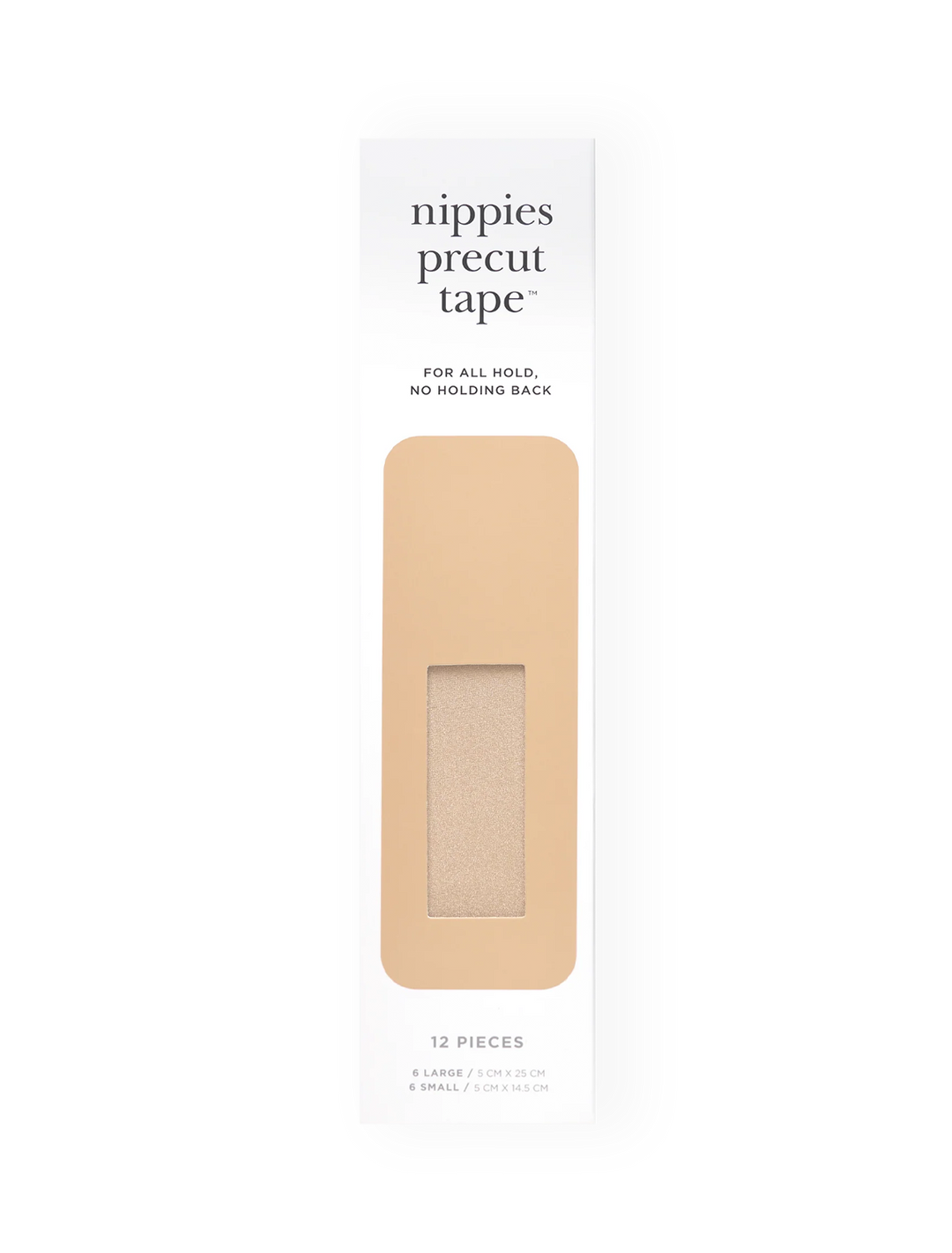 nippies precut boob tape | creme