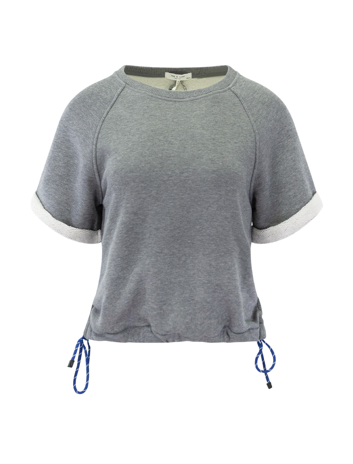 vintage terry tee in heather grey