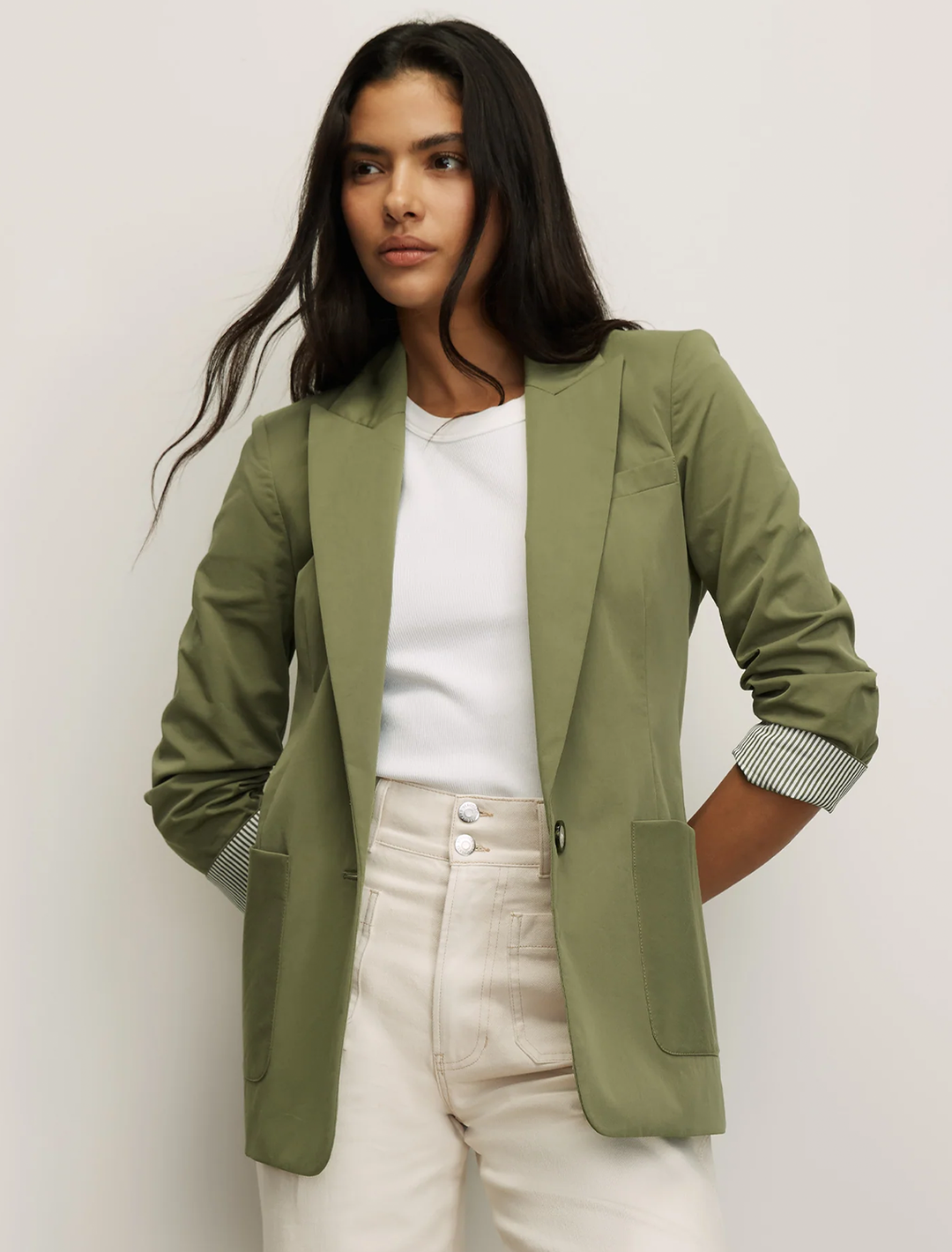 mc allin dickey jacket in stone army
