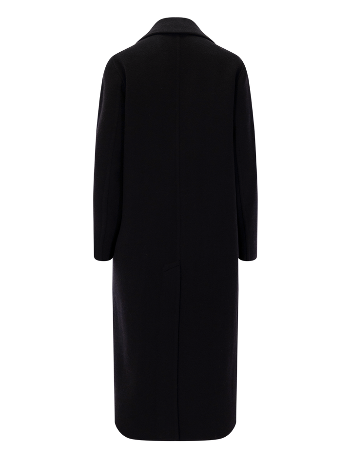 classic coat in black