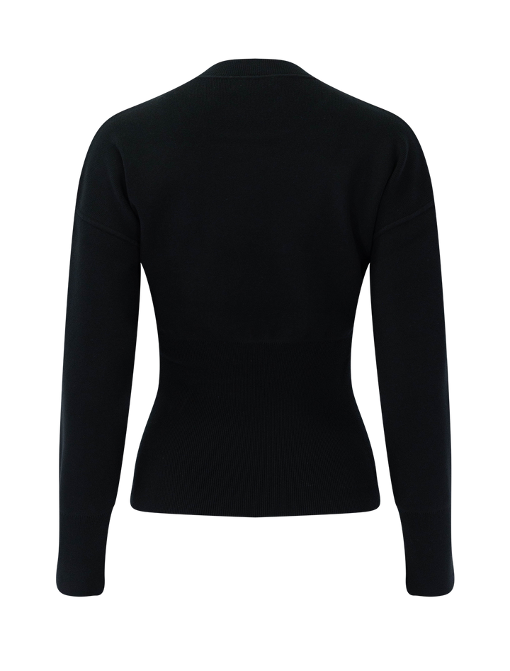 imane sweater in black