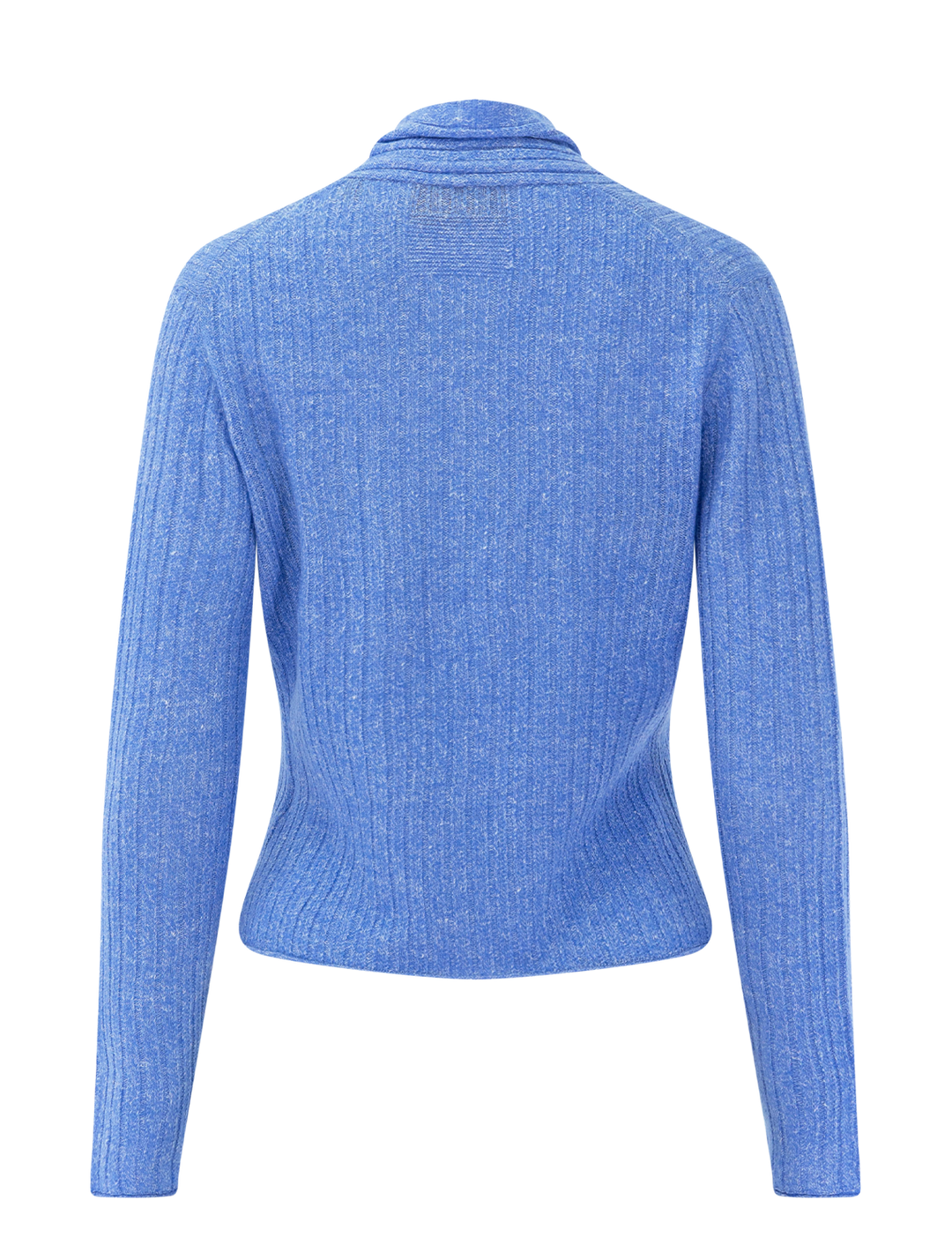 rib stealth cardi in delft blue