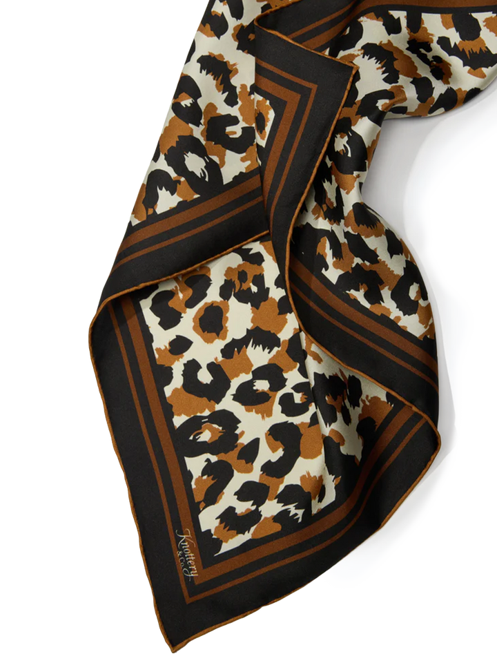 leopard silk bandana