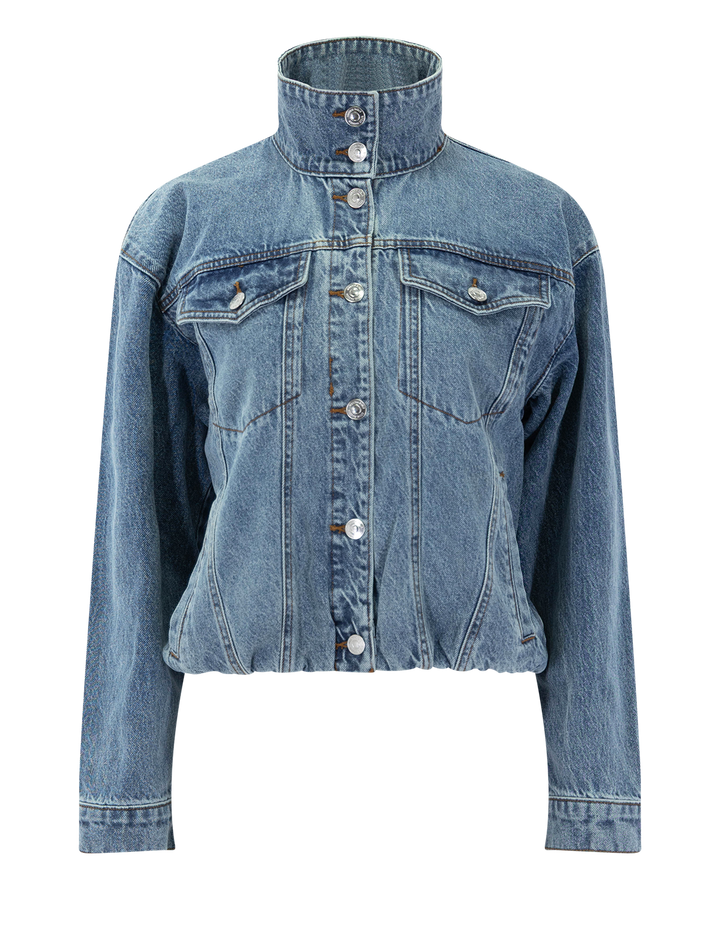 allyson jacket in imperial blue