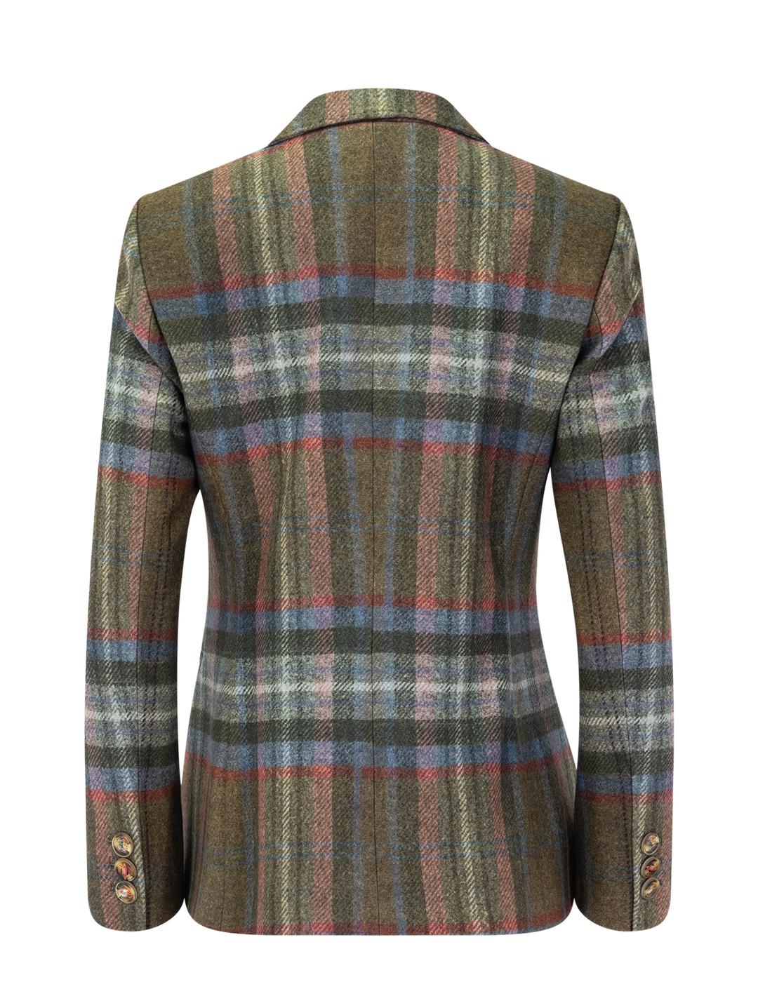 heather blazer in fab plaid