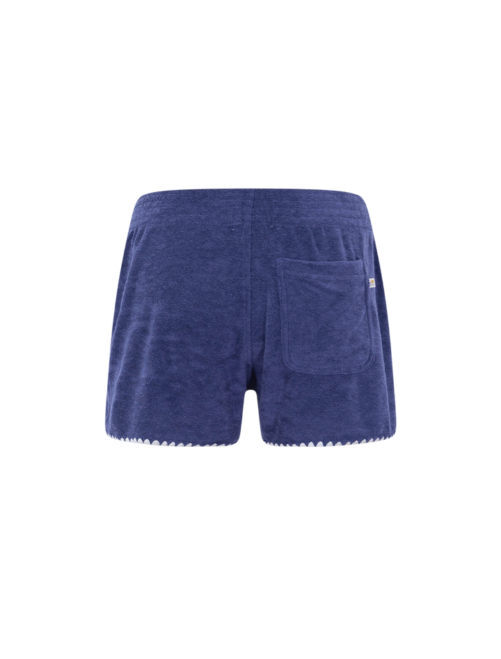 beach terry short in bay blue