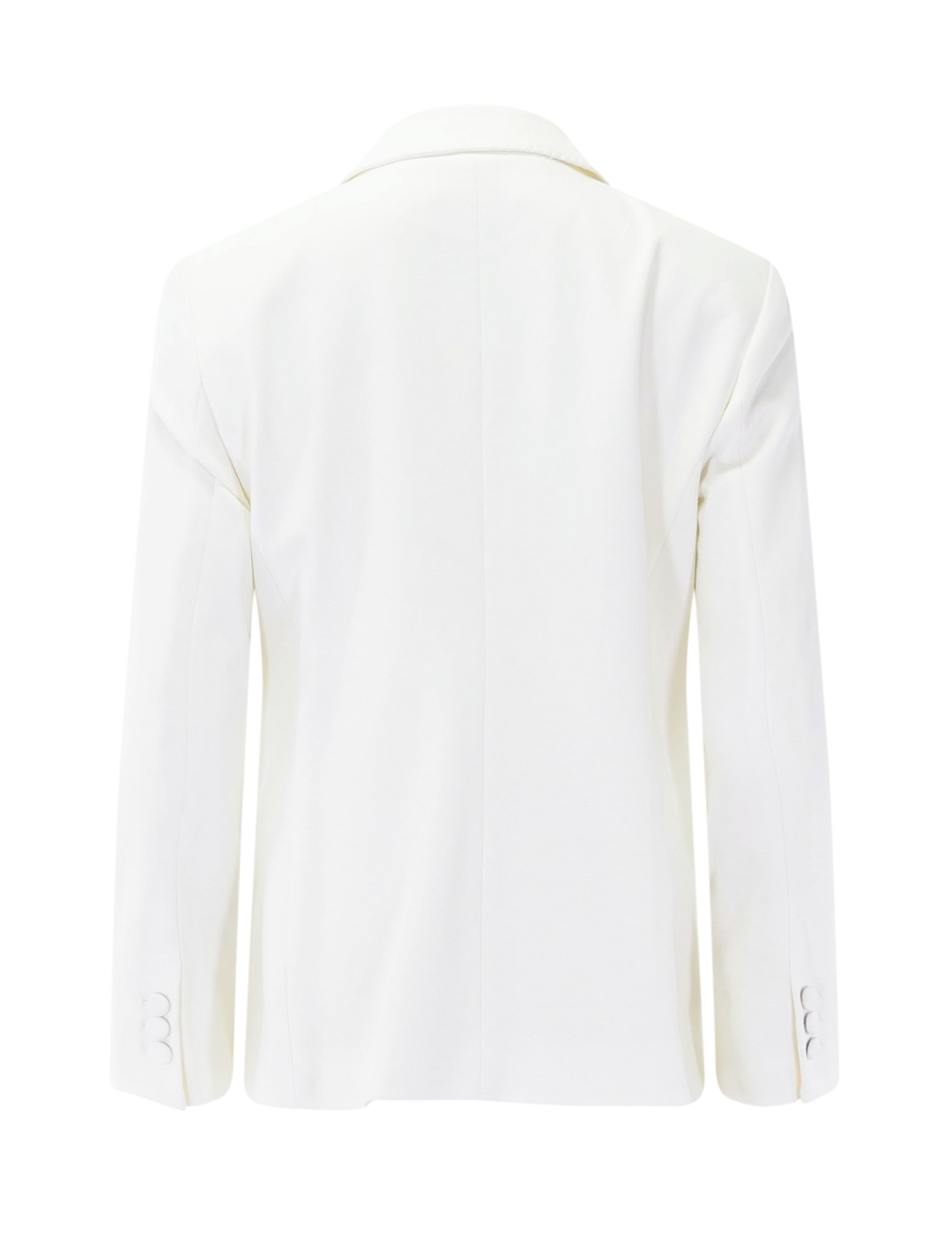 harlow ponte blazer in white