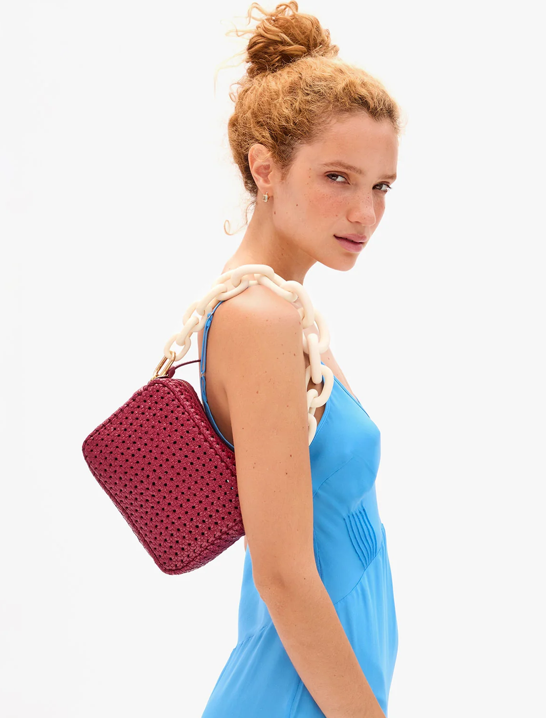 midi sac in plummy rattan