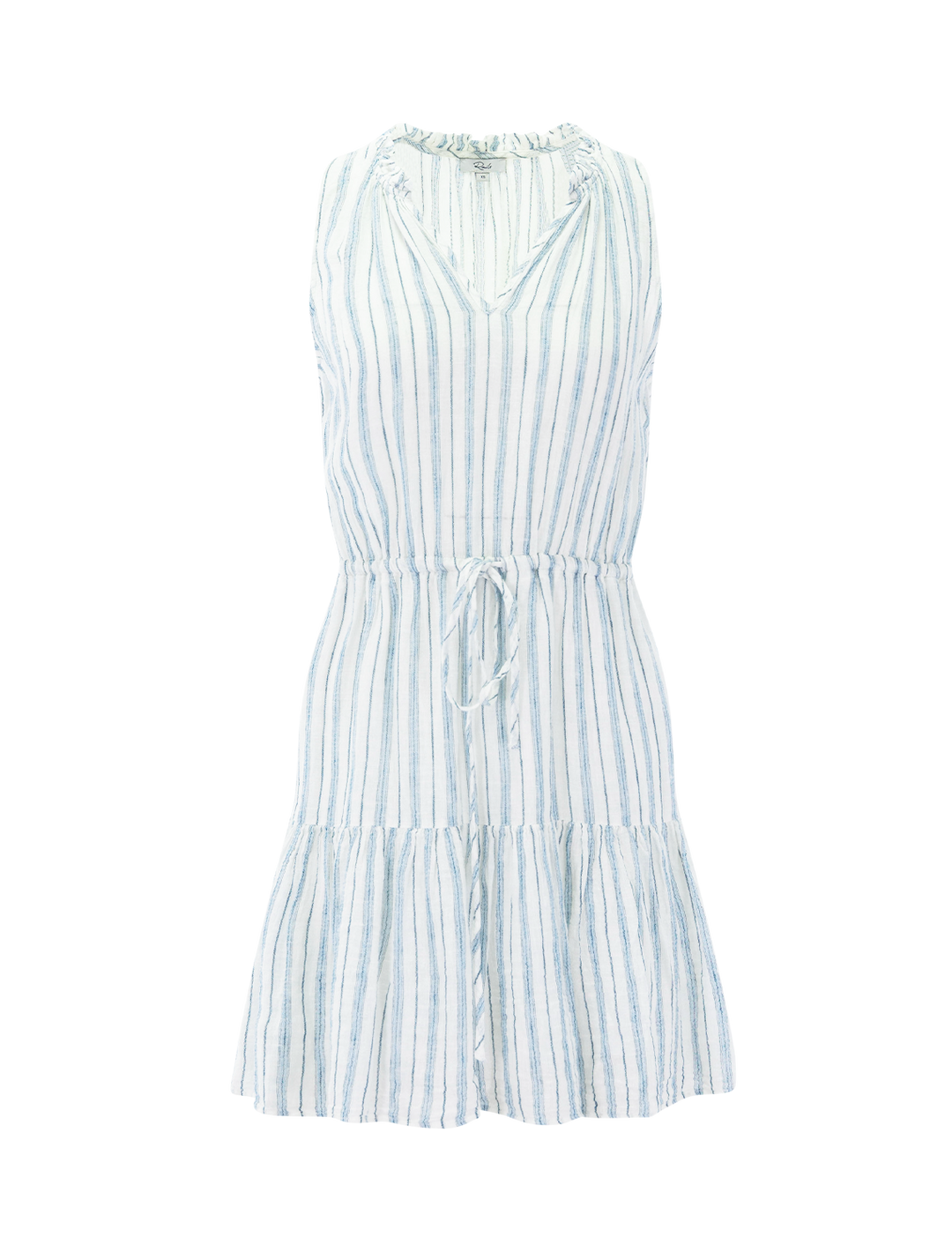 albany dress in windward stripe