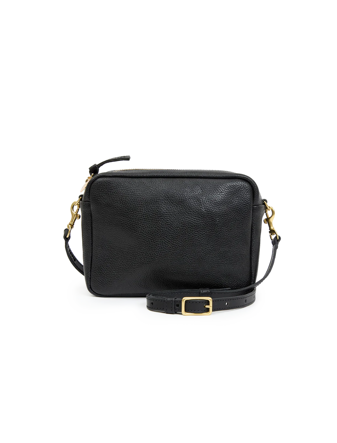 midi sac in black petit caviar
