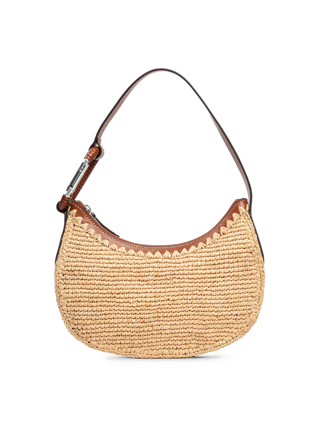 alden raffia bag natural and tan