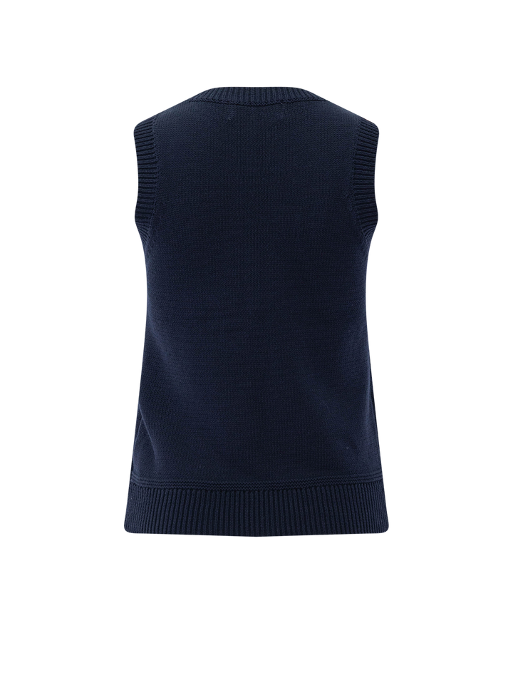 eli knit tank in navy