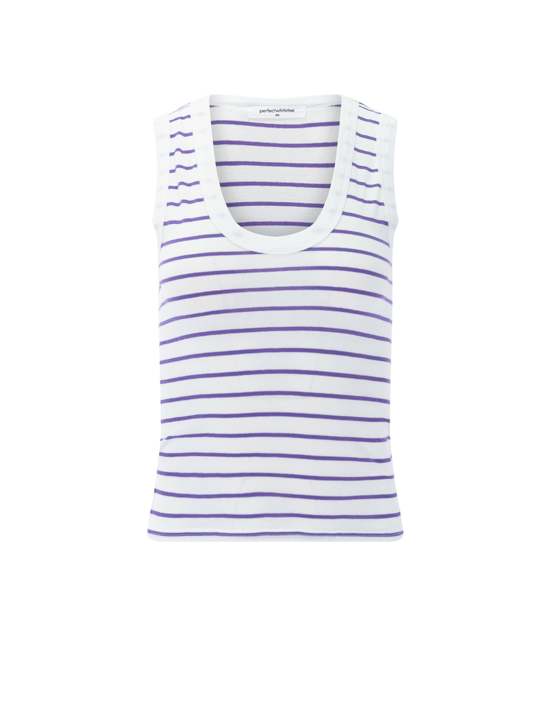 khara tank in ultraviolet stripe