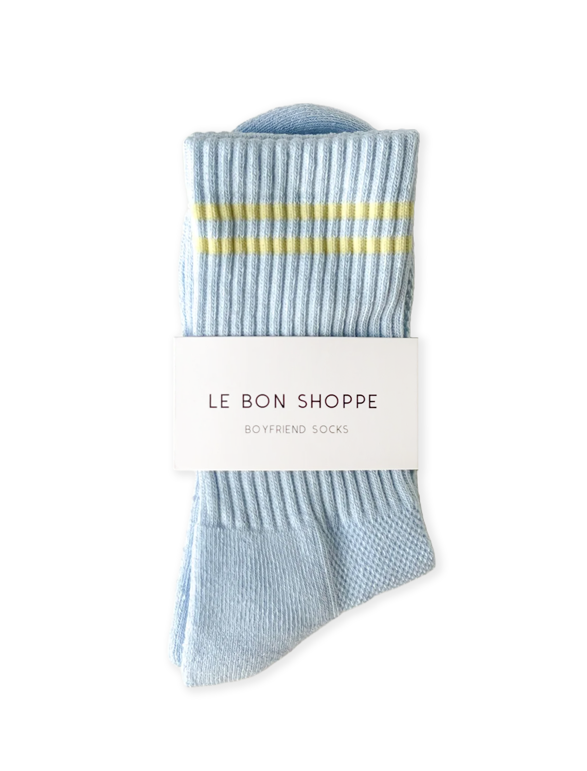 boyfriend socks in pastel sky