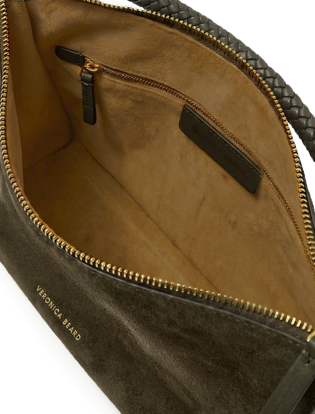 small suede vida bag in cypress