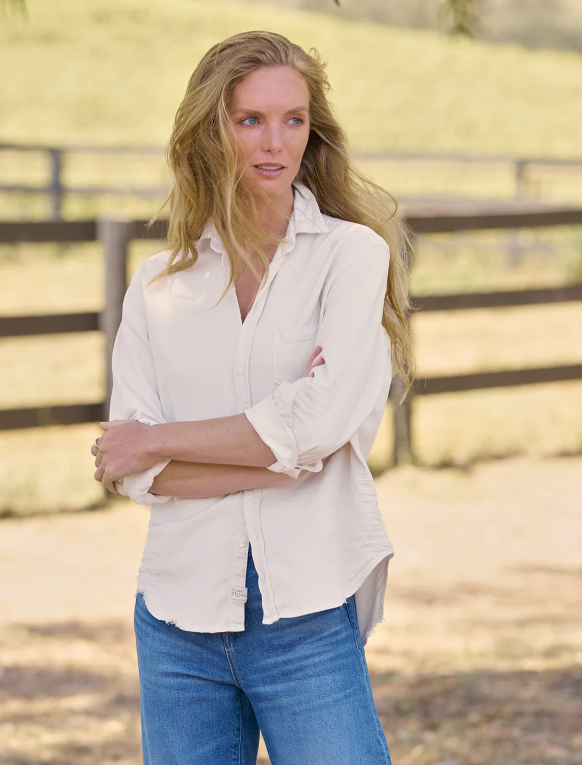 eileen in vintage white denim