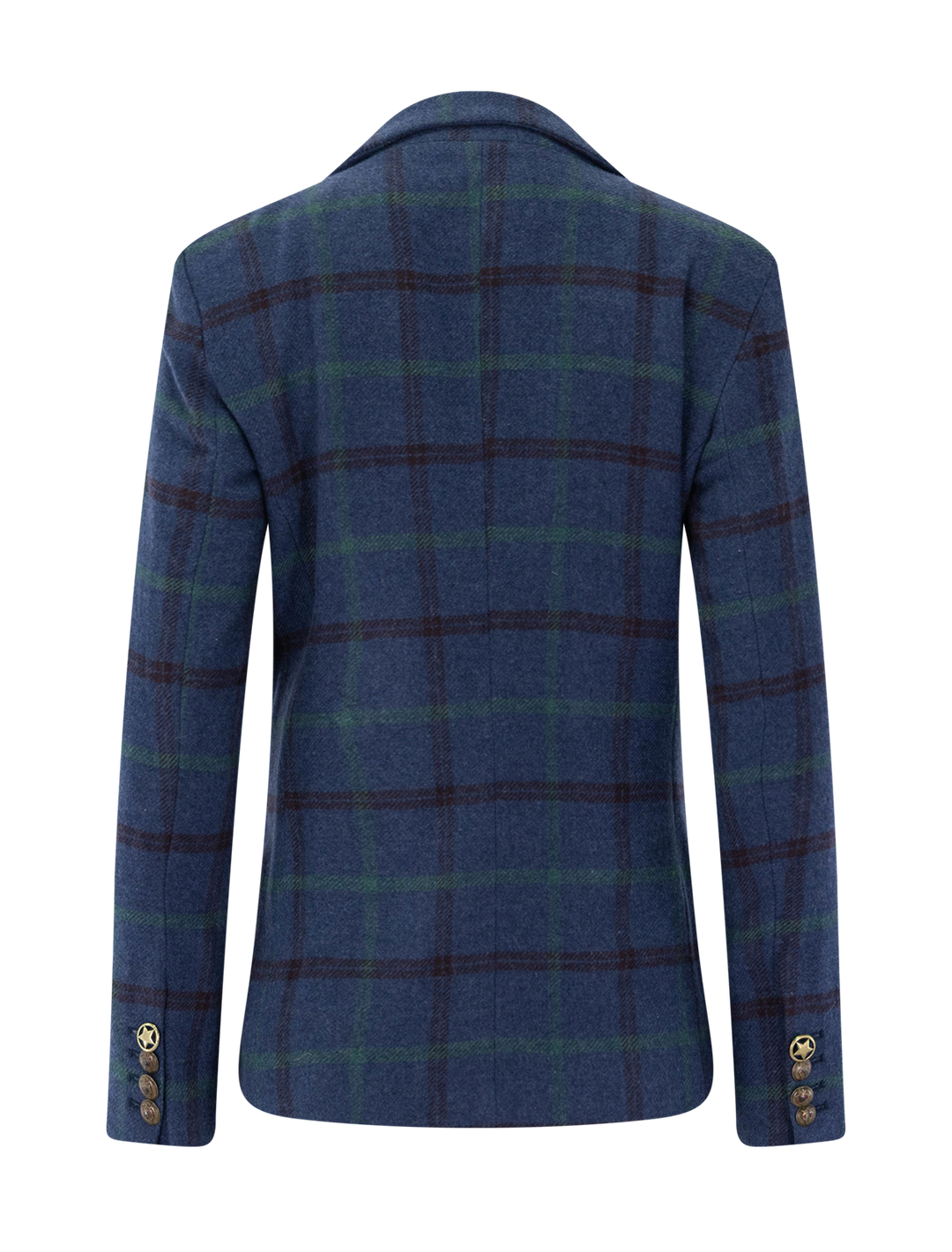 monedero blazer in blue check