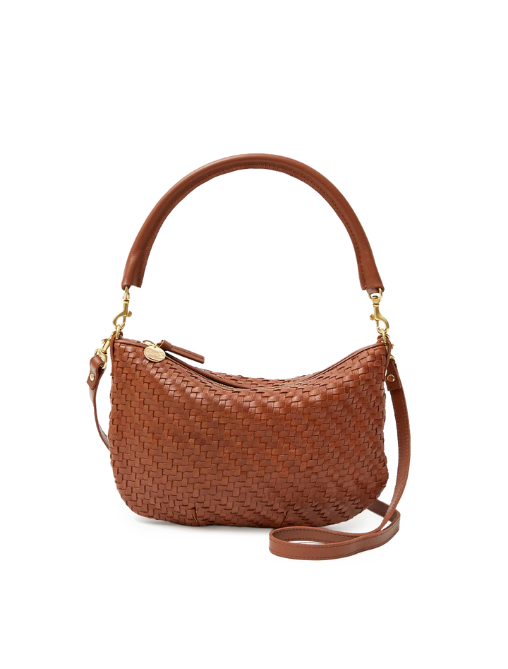 petite moyen in hazelnut woven zig zag