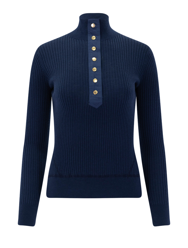 lucy henley in navy
