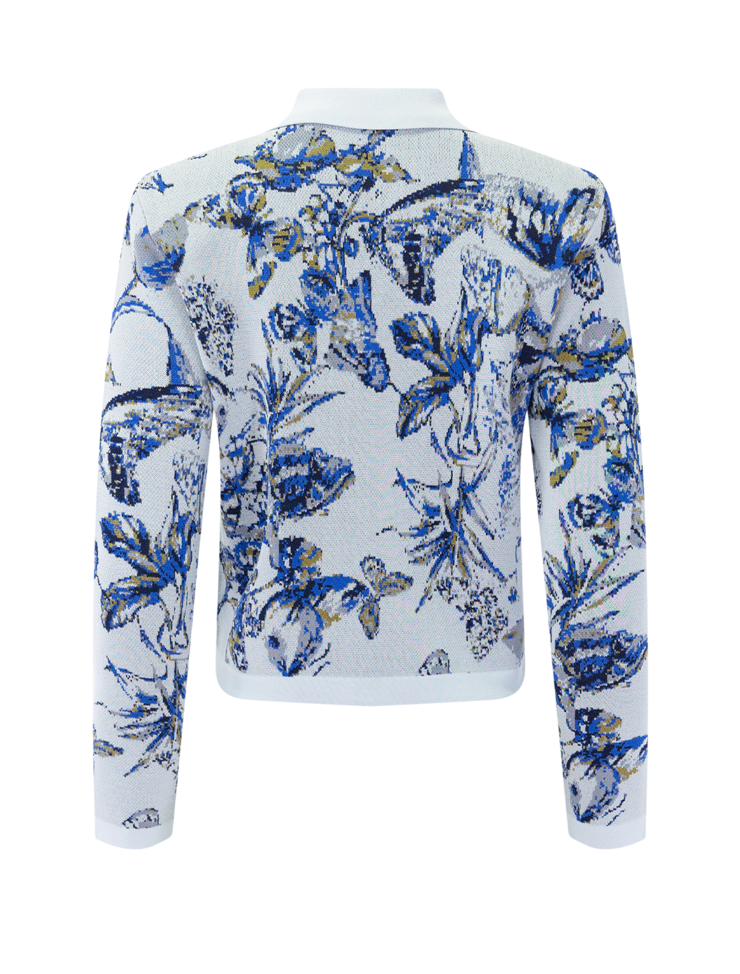 osiris jacquard cardi in watercolor butterfly