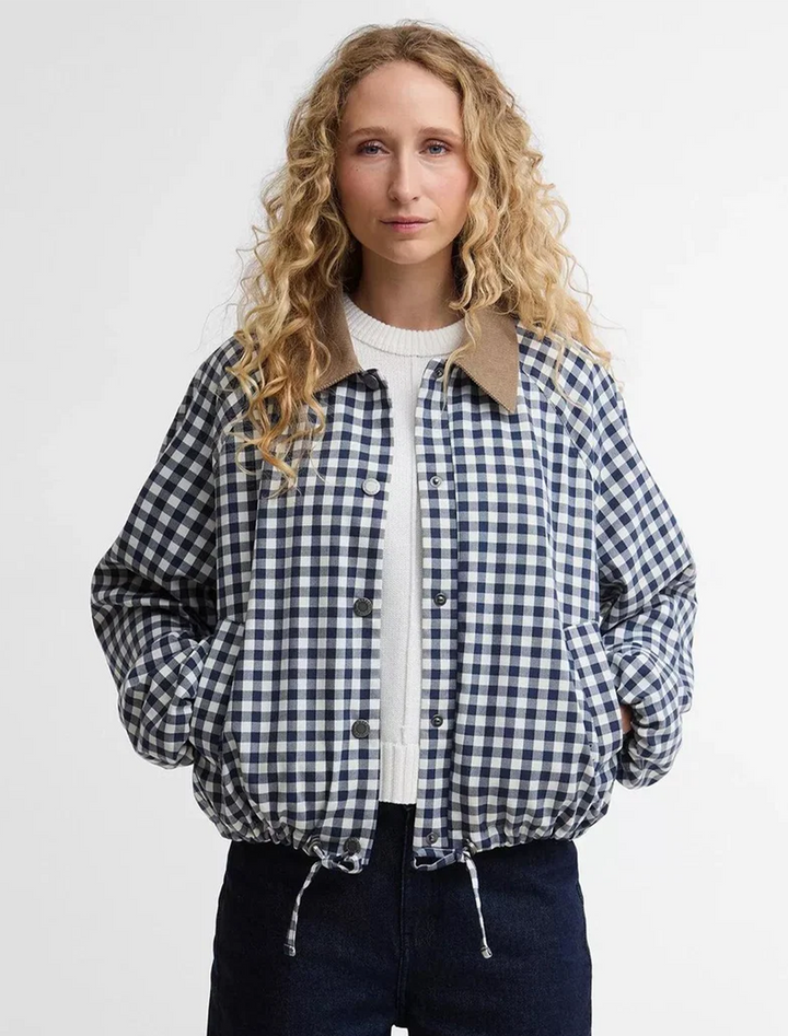 ovingham jacket in gingham