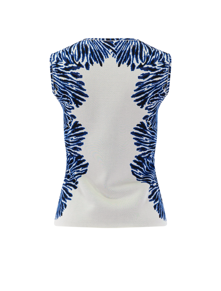 aylin jacquard top in ocean