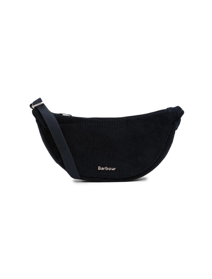 mini mia cord sling bag in dark navy