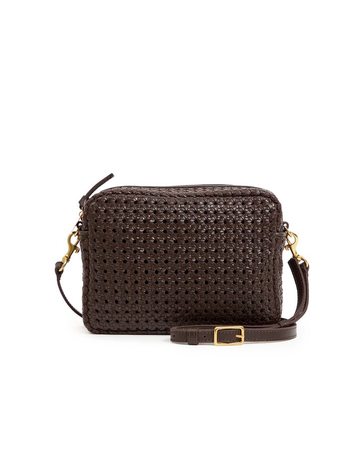 midi sac in chocolate rattan