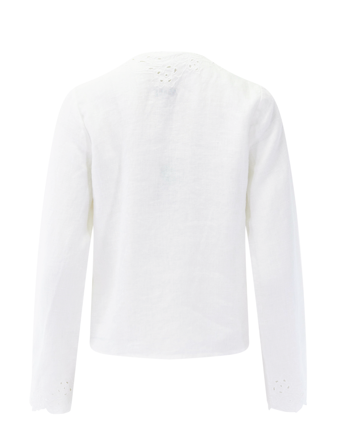 fleur blouse in white