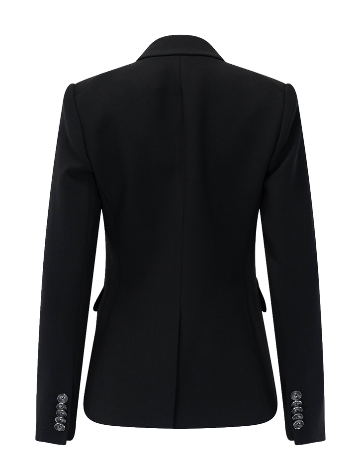 miller single-breasted dickey jacket in black
