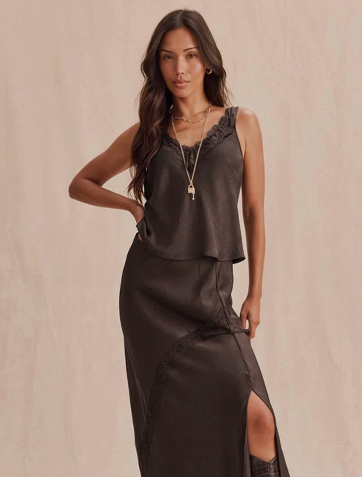 penelope lace tank in java