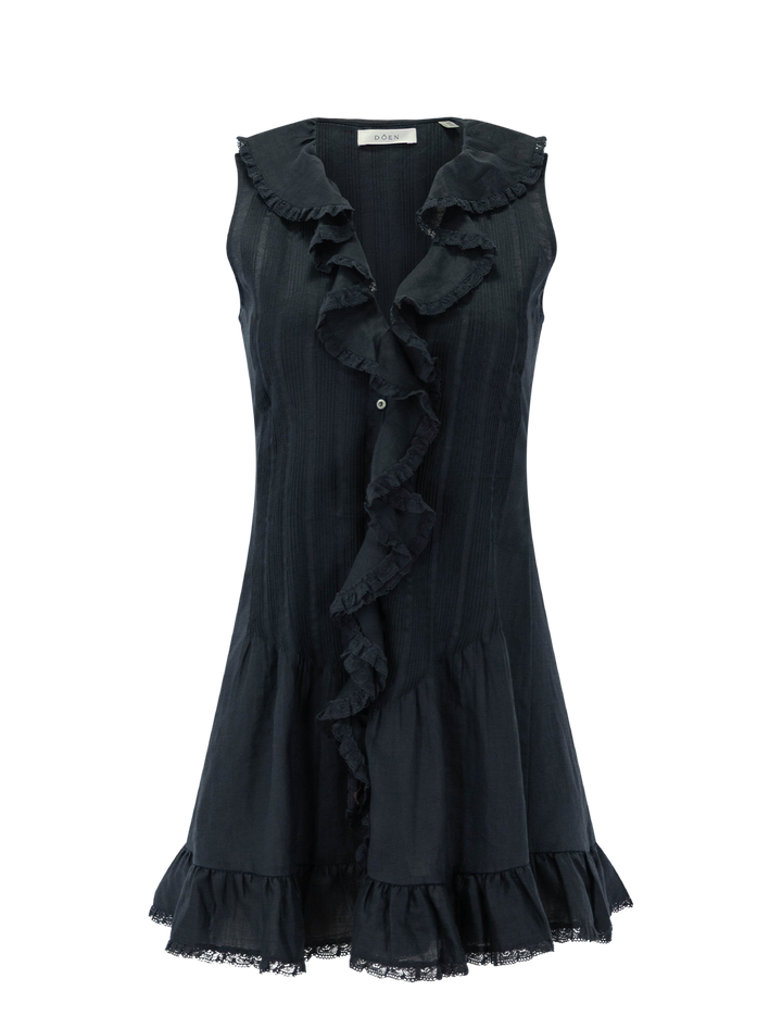 henrietta dress in black