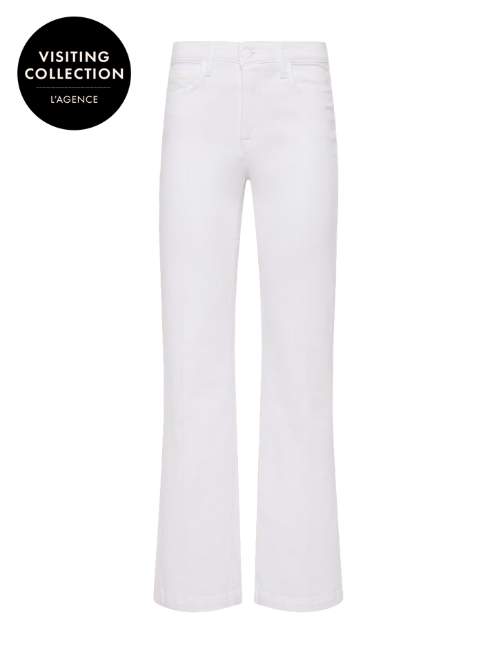 scottie wide-leg jean in blanc