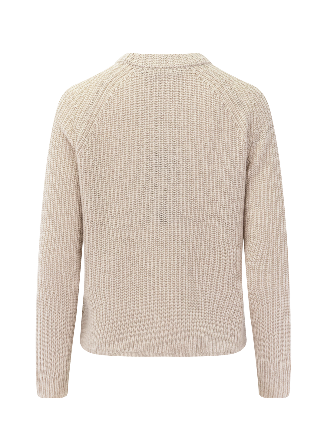 cashmere fisherman sweater in oatmeal