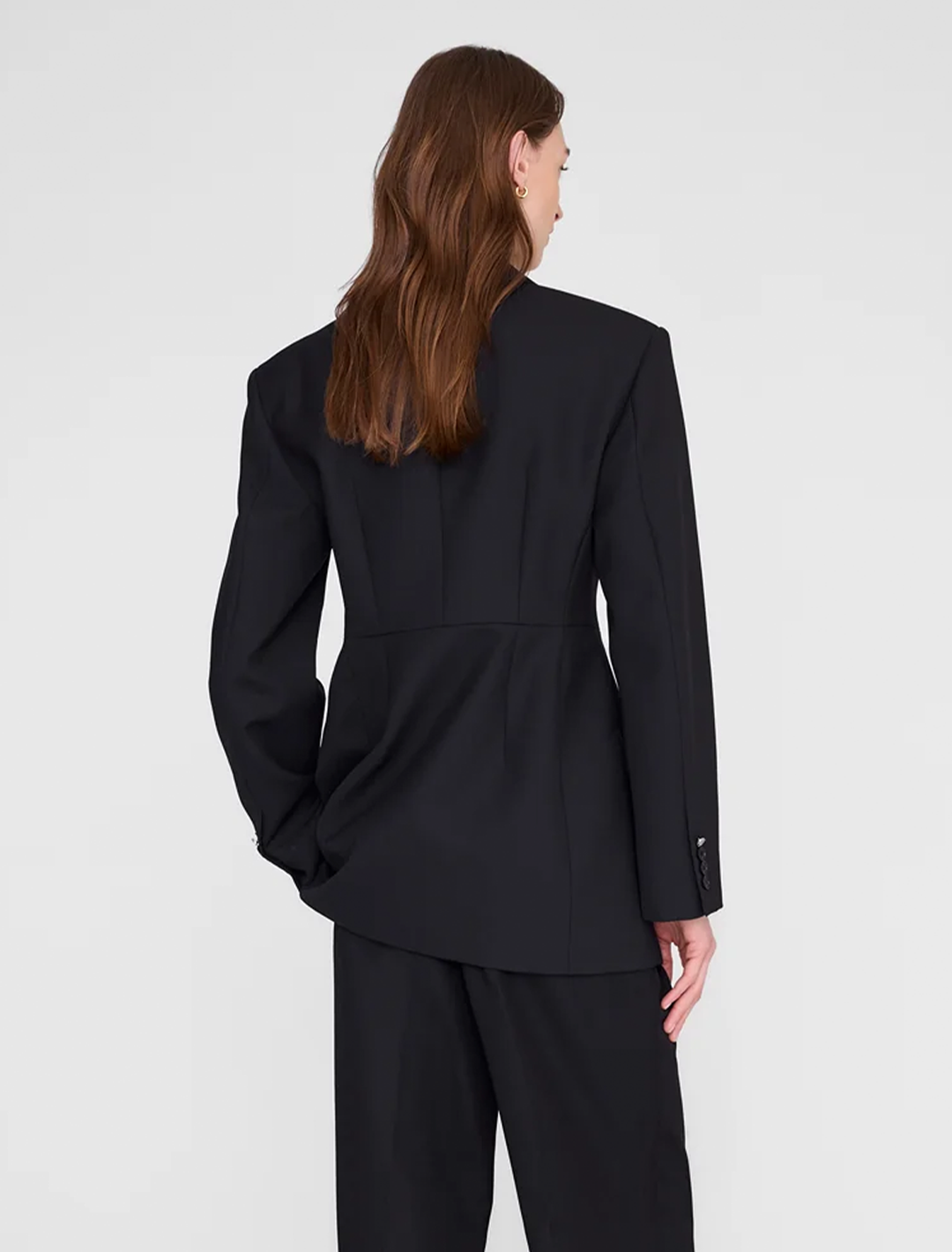 elga blazer in black