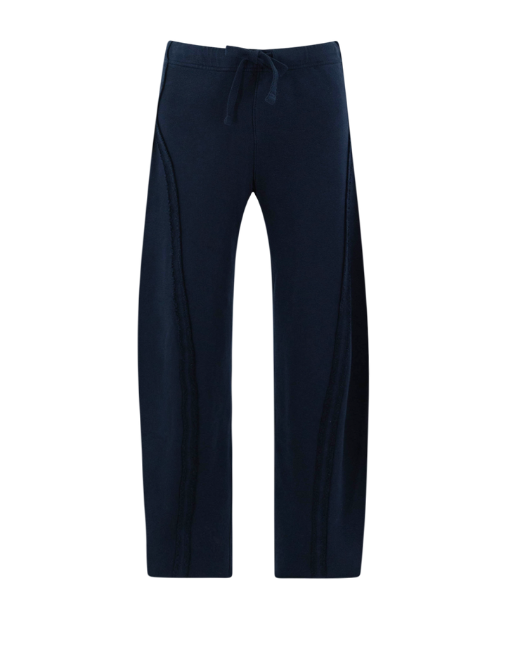 bibi triple terry sweatpant in classic navy