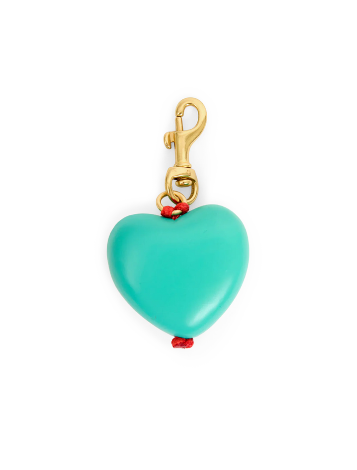 grande heart fob in turquoise