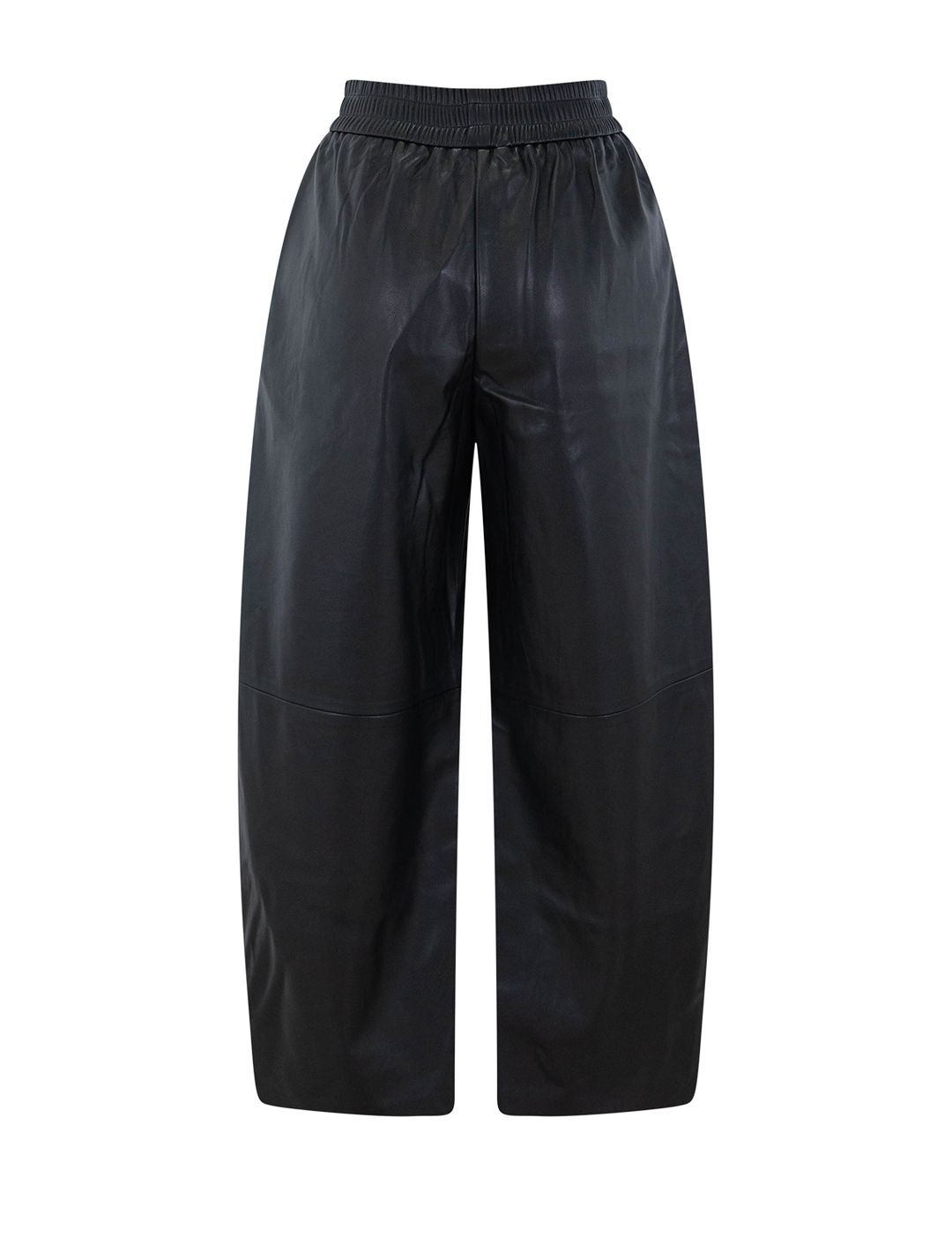 just faux leather pant in noir